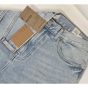 NEW PacSun Mens 32x30 Baggy Fit Mid Rise Wide Leg Light Wash Denim Jeans NWT